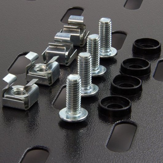 Powergreen Bandeja Fija 1U para Armario Rack de 19" con Fondo de 100cm