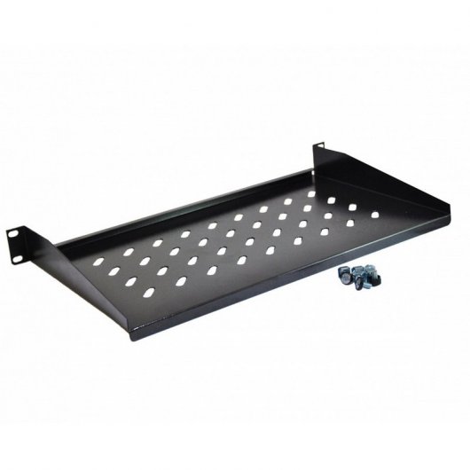Powergreen Bandeja Corta 1U para Armario Rack de 19" con Fondo de 25cm