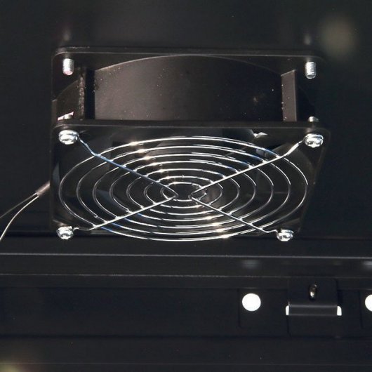 Powergreen Armário Rack Mural 19" 6U 600x600mm + Termostato + 2 Ventoinhas + 1 Bandeja Fixa