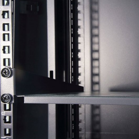 Powergreen Armário Rack Mural 19" 6U 600x600mm + Termostato + 2 Ventoinhas + 1 Bandeja Fixa