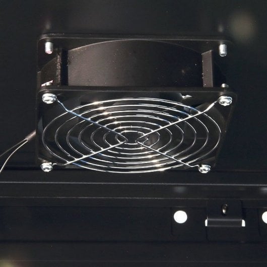 Powergreen Armario Rack Mural 19" 6U 600x450mm + Termostato + 2 Ventiladores + 1 Bandeja Fija