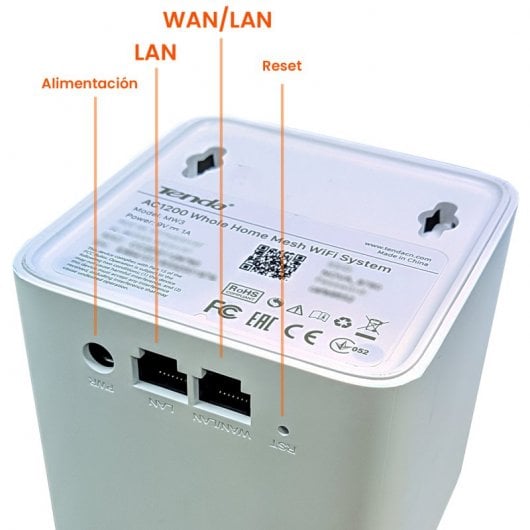 Sistema WiFi Tenda Nova MW3 Mesh Dual Band AC1200 Kit 2 Unità