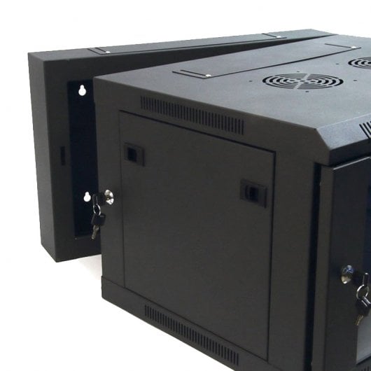 Armadio Rack Powergreen 19" Muro Doppia Sezione 15U 600x550mm