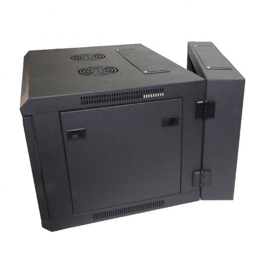 Armadio Rack Powergreen 19" Muro Doppia Sezione 12U 600x550mm