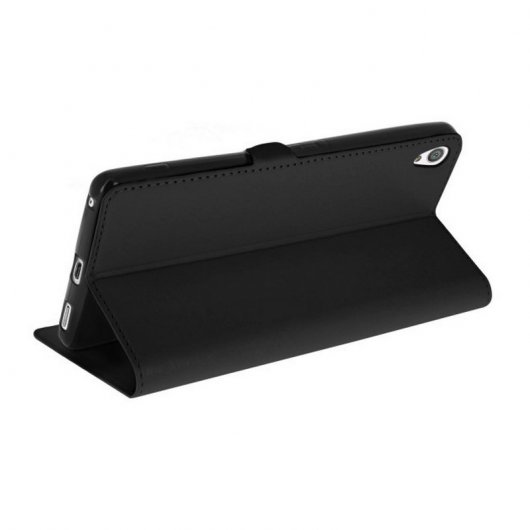 Avizar Funda Libro con Doble Ventana Negra para Sony Xperia XA Ultra