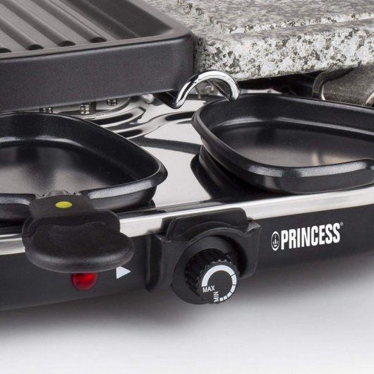Princess 162710 Oval Stone Grill Party Raclette con Grill 1200W