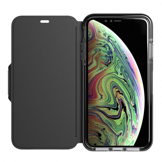 Tech21 Evo Wallet Funda Cartera Negra para Apple iPhone Xs Max