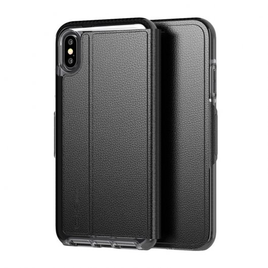 Tech21 Evo Wallet Funda Cartera Negra para Apple iPhone Xs Max