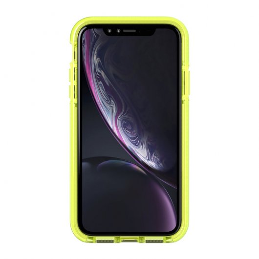Tech21 Evo Check Funda de Silicona Amarilla para Apple iPhone XR