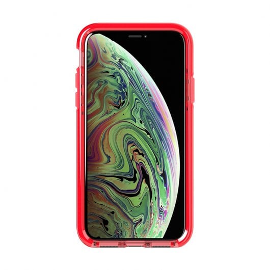 Tech21 Evo Check Funda de Silicona Roja para Apple iPhone X / XS