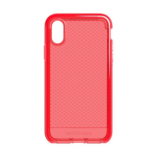 Tech21 Evo Check Funda de Silicona Roja para Apple iPhone X / XS