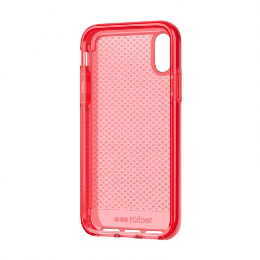 Tech21 Evo Check Funda de Silicona Roja para Apple iPhone X / XS