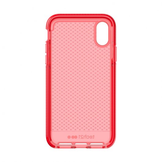 Tech21 Evo Check Funda de Silicona Roja para Apple iPhone X / XS