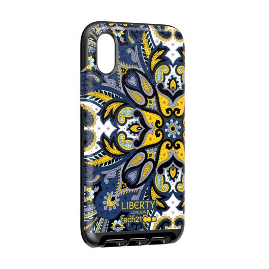 Tech21 Evo Luxe Liberty Marham Funda de Piel Sinténtica para Apple iPhone X / XS