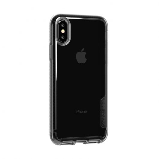 Tech21 Pure Tint Funda de Silicona Negra Transparente para Apple iPhone X / XS