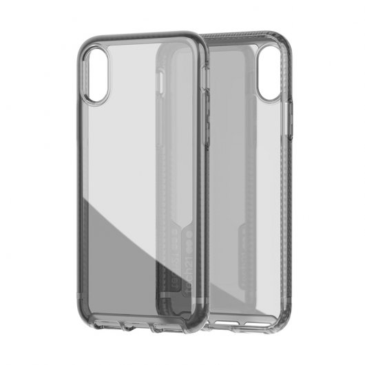 Tech21 Pure Tint Funda de Silicona Negra Transparente para Apple iPhone X / XS