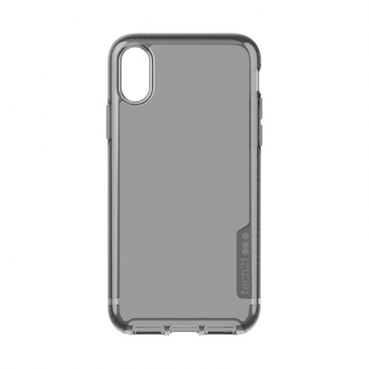 Tech21 Pure Tint Funda de Silicona Negra Transparente para Apple iPhone X / XS