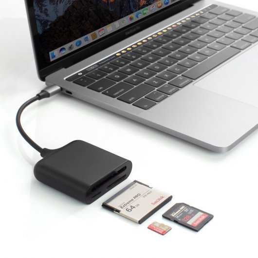 HyperDrive Pro Lector de Tarjetas USB-C Negro