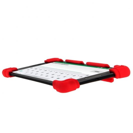 Avizar Capa Anti-Choque com Suporte para Smartphones de 5.3" a 6" Vermelha