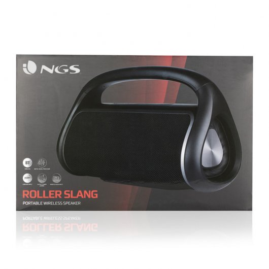 NGS Roller Slang Altoparlante portatile stereo Nero, Grafite 40 W