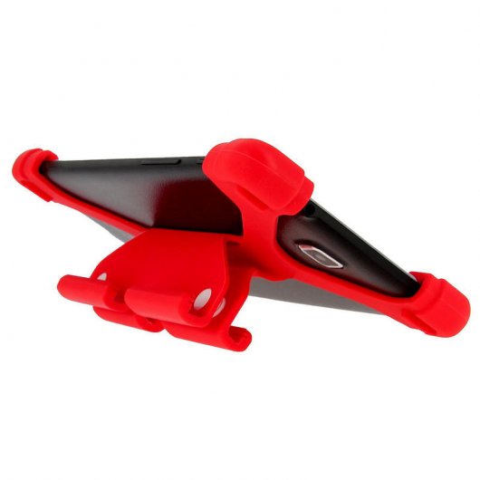 Custodia Avizar Antiurto con Supporto Rosso per Smartphone da 4,7" a 5,3"