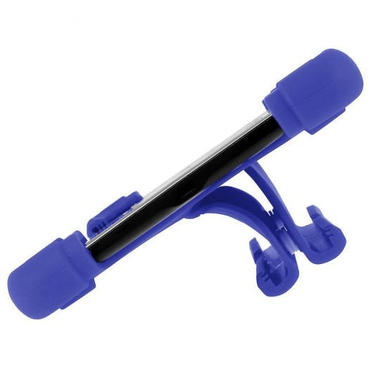 Custodia Avizar Antiurto con Supporto Blu per Smartphone da 3,8" a 4,7"