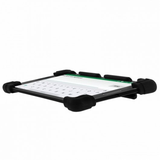 Avizar Funda Antigolpes con Soporte Negra para Smartphones de 3.8" a 4.7"