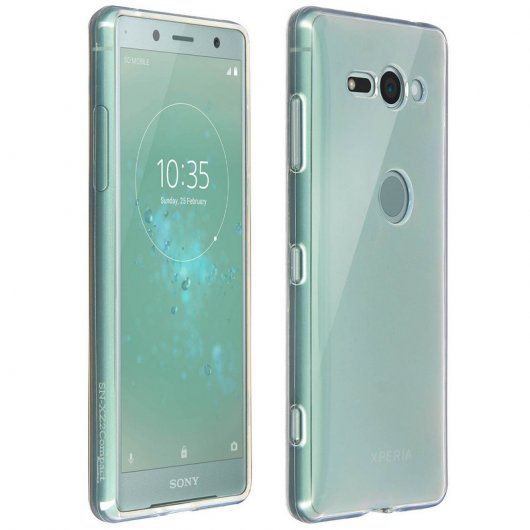 Avizar Funda de Silicona Ultrafina Transparente para Sony Xperia XZ2 Compact