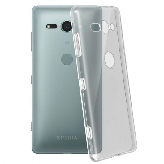 Avizar Funda de Silicona Ultrafina Transparente para Sony Xperia XZ2 Compact