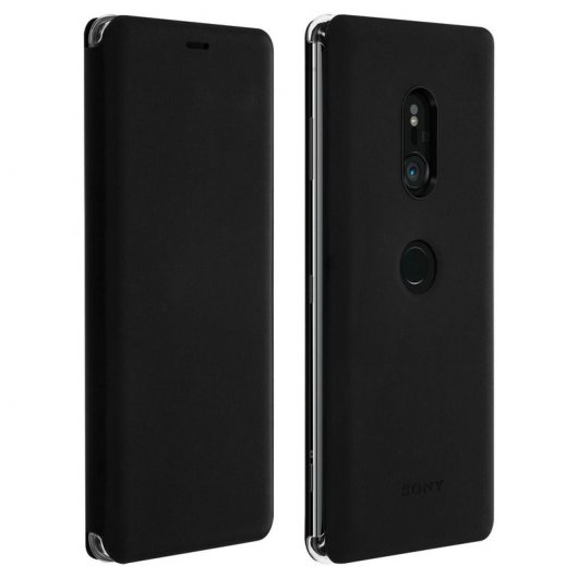 Sony Style Cover Funda libro Negra para Sony Xperia XZ3