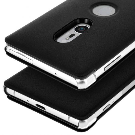 Sony Style Cover Funda libro Negra para Sony Xperia XZ3