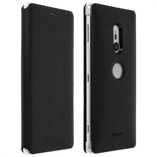 Sony Style Cover Funda libro Negra para Sony Xperia XZ2