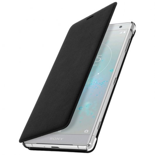Sony Style Cover Funda libro Negra para Sony Xperia XZ2