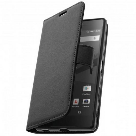 Avizar Funda Tipo Libro Cartera Negra para Sony Xperia Z5 Premium