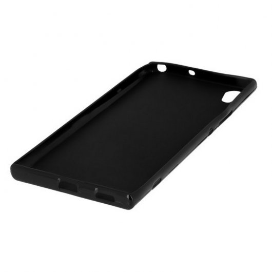 Avizar Funda de Silicona Flexible Negra para Sony Xperia XA1 Ultra