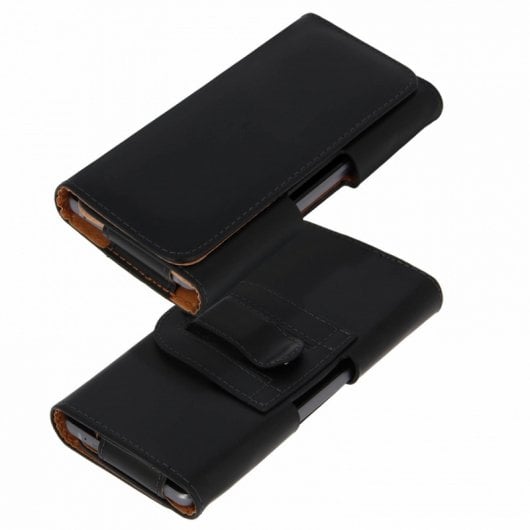 Avizar Funda con Enganche Negra para Smartphones Max. 124x62mm