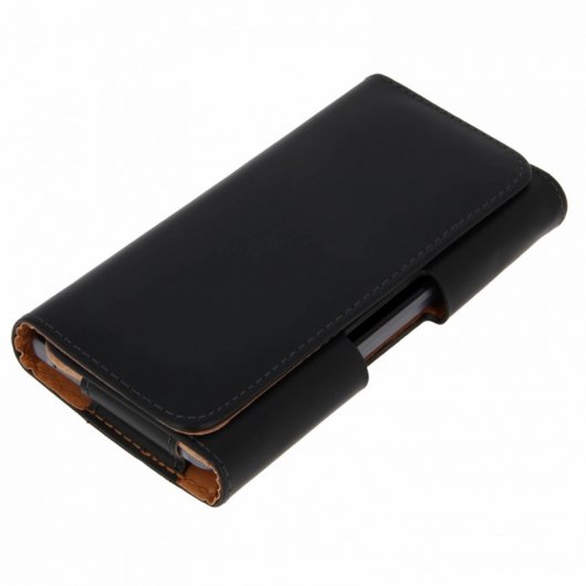 Avizar Funda con Enganche Negra para Smartphones Max. 142x73mm