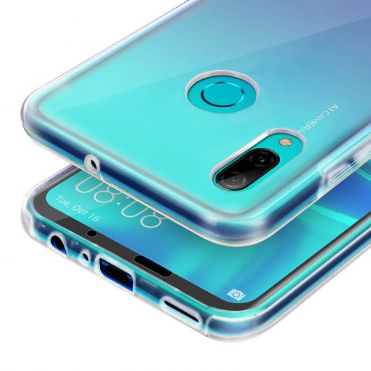 Avizar Doppelte transparente Hülle für Huawei P Smart 2019/Honor 10 Lite