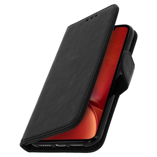 Avizar Funda Tipo Cartera Negra para Apple iPhone XR