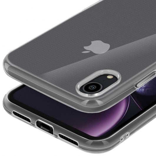 Avizar Funda de Silicona Flexible Transparente para Apple iPhone XR