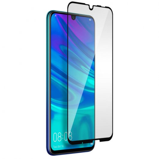 Pellicola protettiva in vetro temperato Avizar con bordi neri per Huawei P Smart 2019/Honor 10 Lite