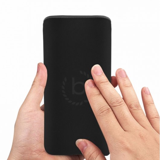 Bugatti Funda Bolsillo Negra para Smartphones de 141x59mm