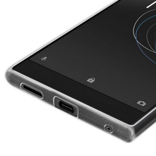 Avizar Funda de Silicona Ultrafina Transparente para Sony Xperia L1