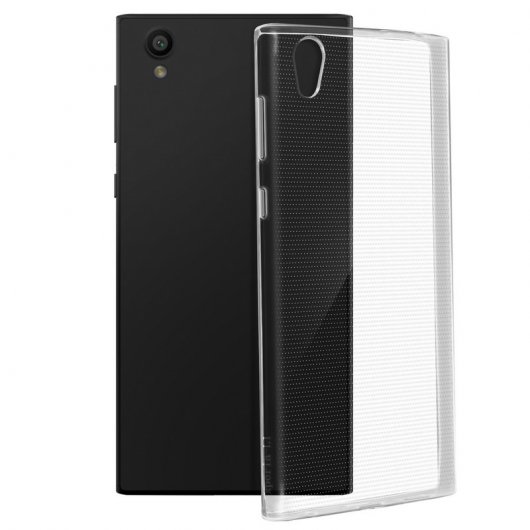 Avizar Funda de Silicona Transparente para Sony Xperia L1