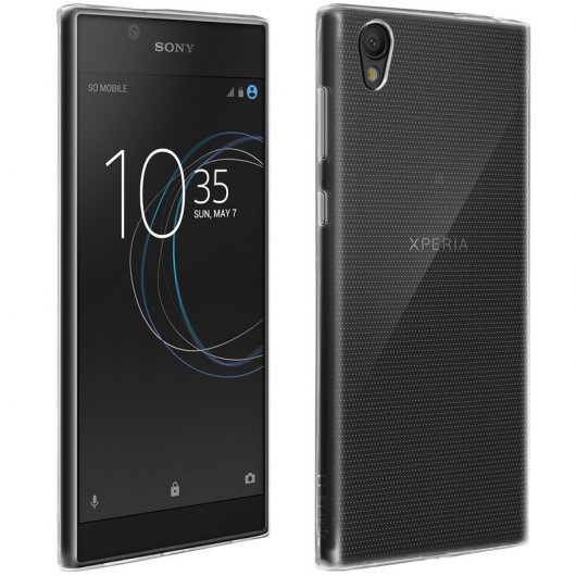 Avizar Funda de Silicona Transparente para Sony Xperia L1