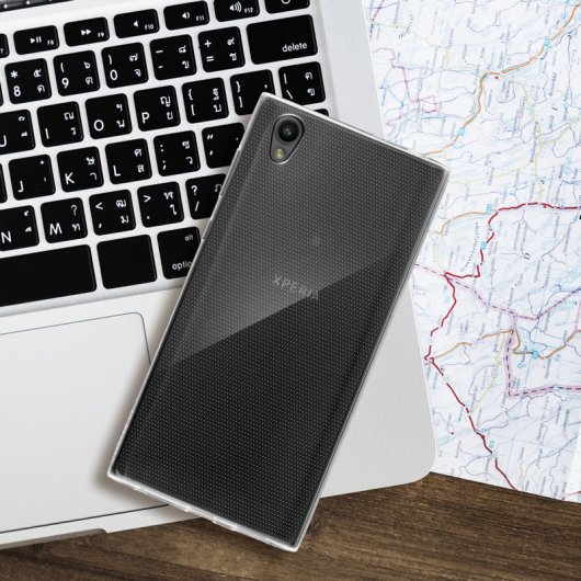 Avizar Funda de Silicona Transparente para Sony Xperia L1