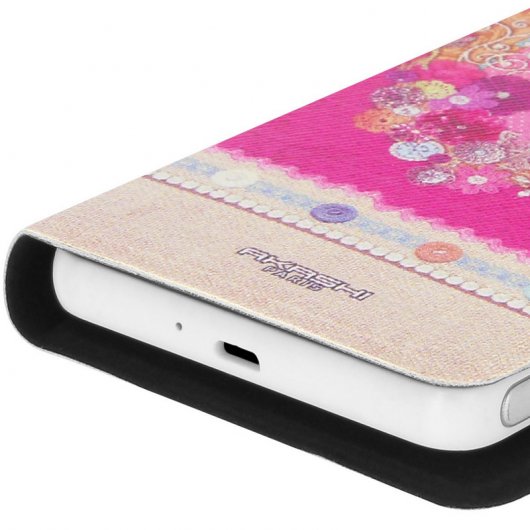 Akashi Funda Libro Paris para Smartphones de 3.5" a 4.5"