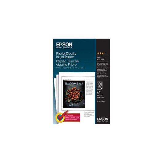 Papel Fotográfico Epson A4 100 Folhas 102 g/m2 Mate