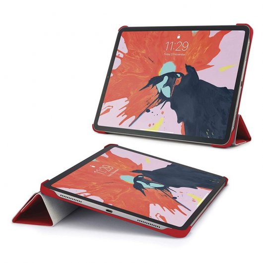 Unotec Funda Origami 2 Roja para iPad Pro 12.9" 2018