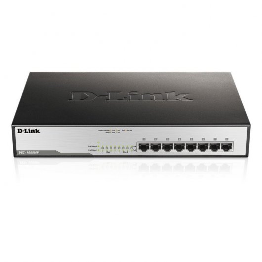 D-Link DGS-1008MP Switch 8 Puertos Gigabit POE+